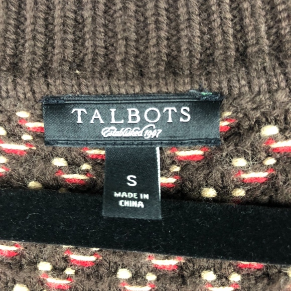 Talbots Round Neck Sweater Vest Small - EUC - Picture 3 of 5